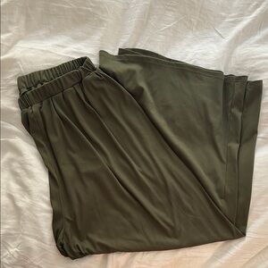 Olive Green flowy Pants
